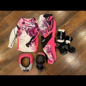 Fly Racing kinetic motocross youth combo